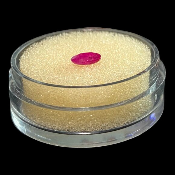 Pink Topaz Oval Faceted Cabochon Stone 6mm X 4mm Loose Gemstone - Picture 10 of 11